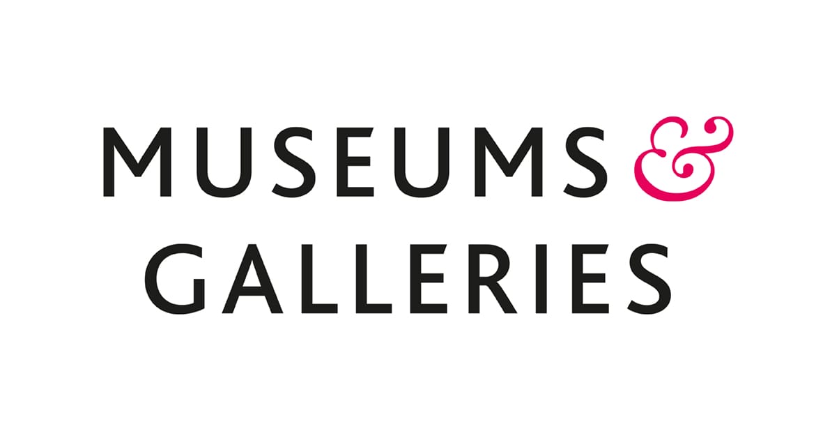 Museums and Galleries logo — wholesale greeting cards and gifts partner brand with Dave Langdon, sales agent covering Suffolk, Norfolk, Essex, Cambridgeshire and Hertfordshire