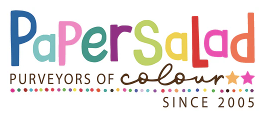 Paper Salad logo — wholesale greeting cards and gifts partner brand with Dave Langdon, sales agent covering Suffolk, Norfolk, Essex, Cambridgeshire and Hertfordshire